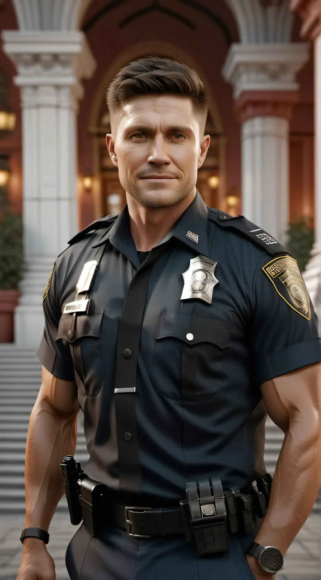 ai character: Tim Bradford  background