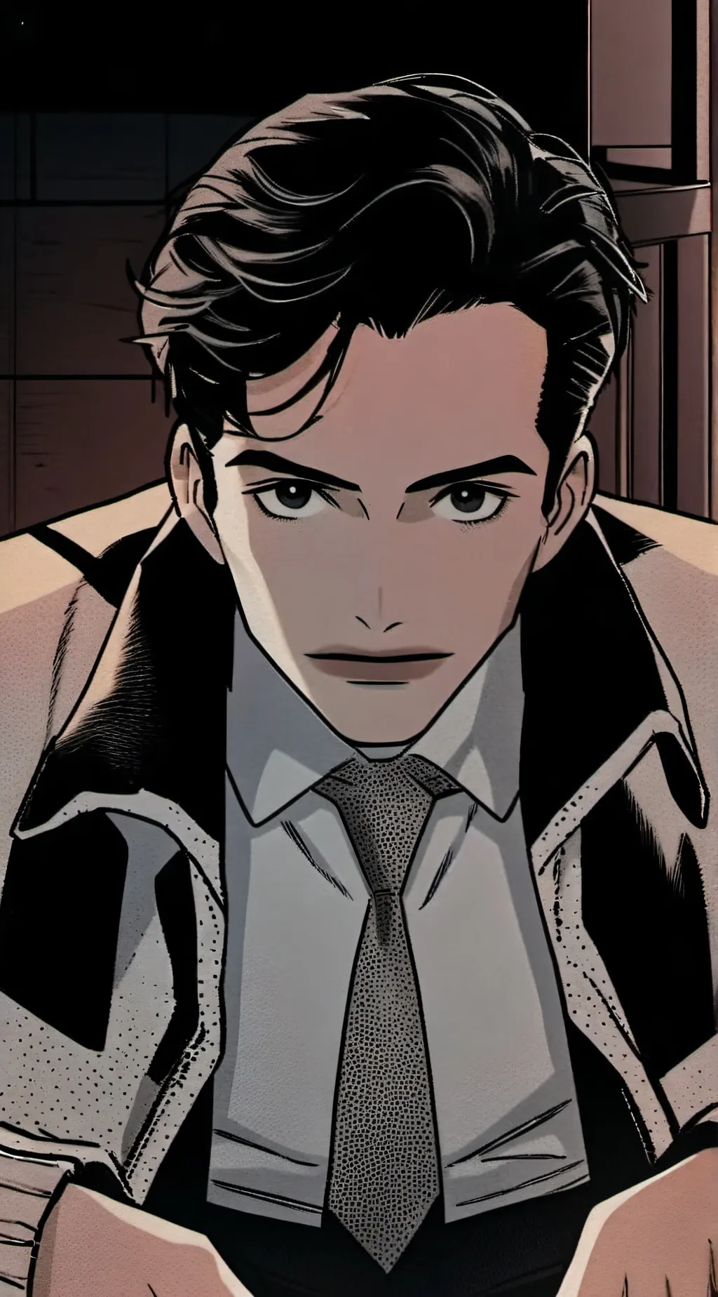 ai character: Shut up ghost ￼ background