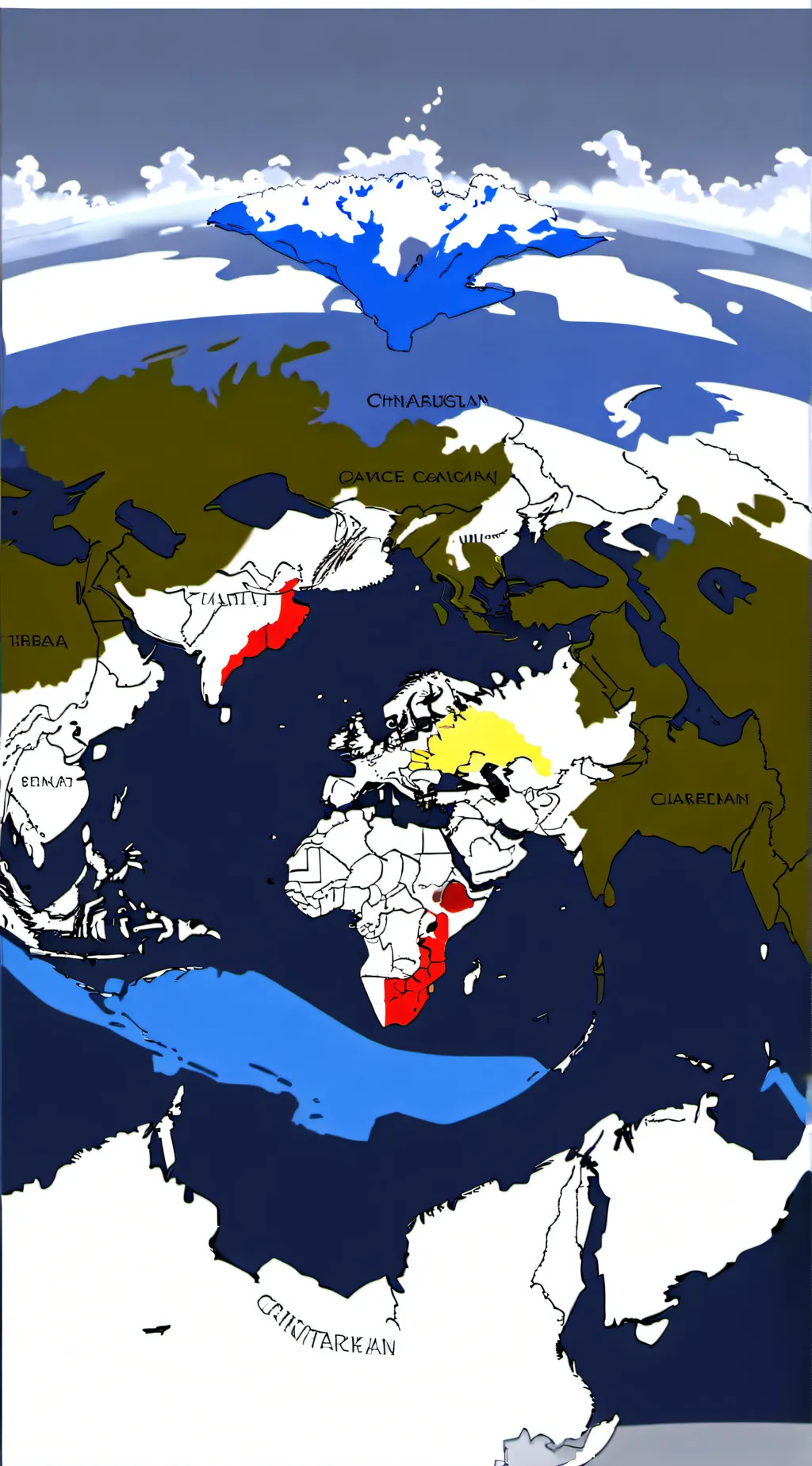 ai character: Continent's  background