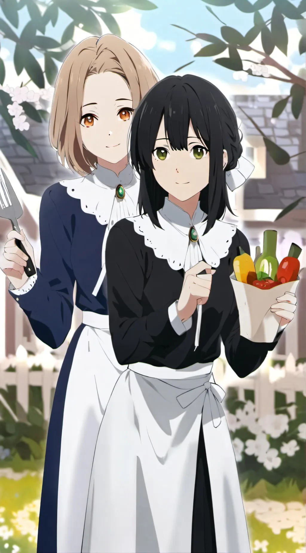 ai character: lila and lily background