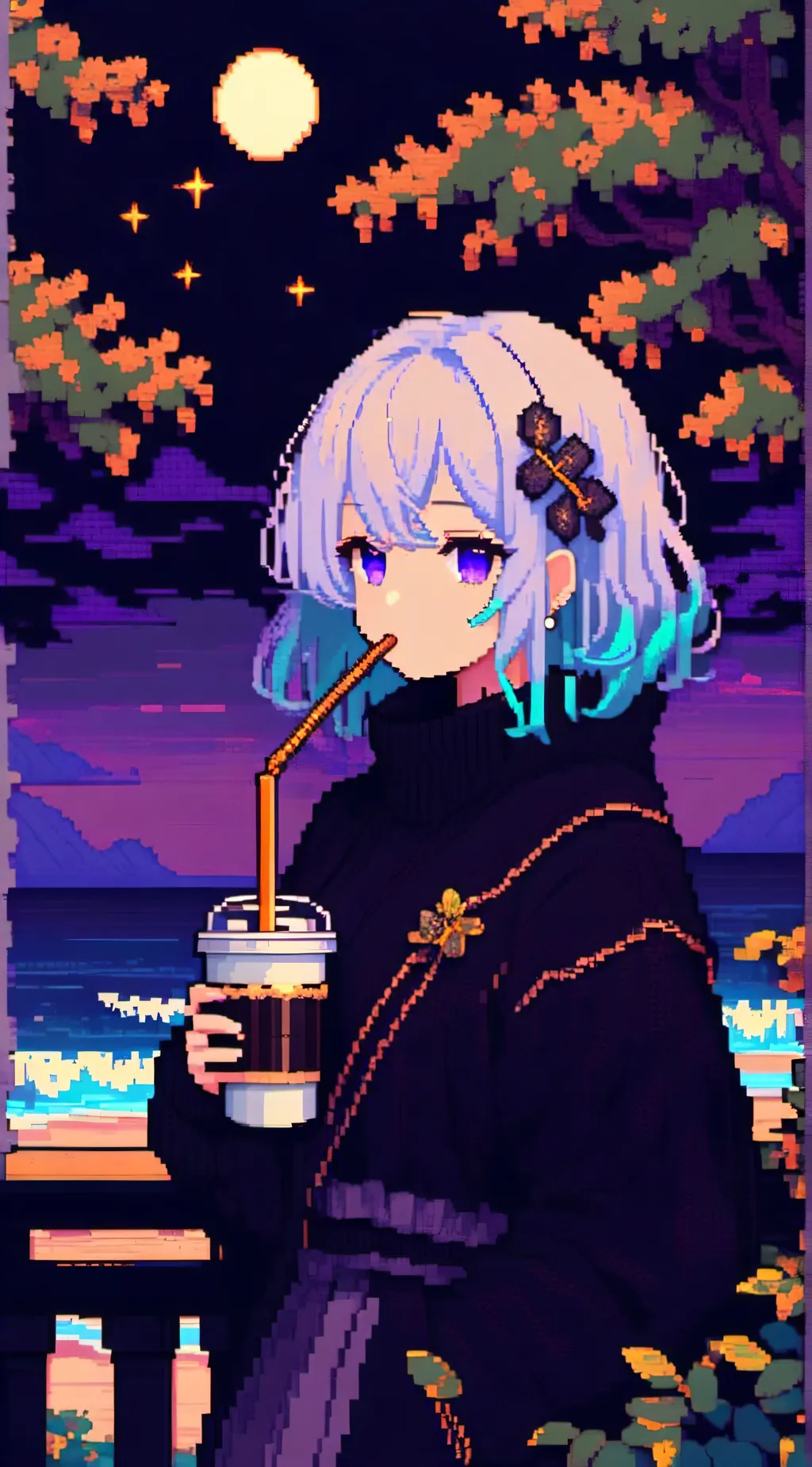 ai character: Crystal  background