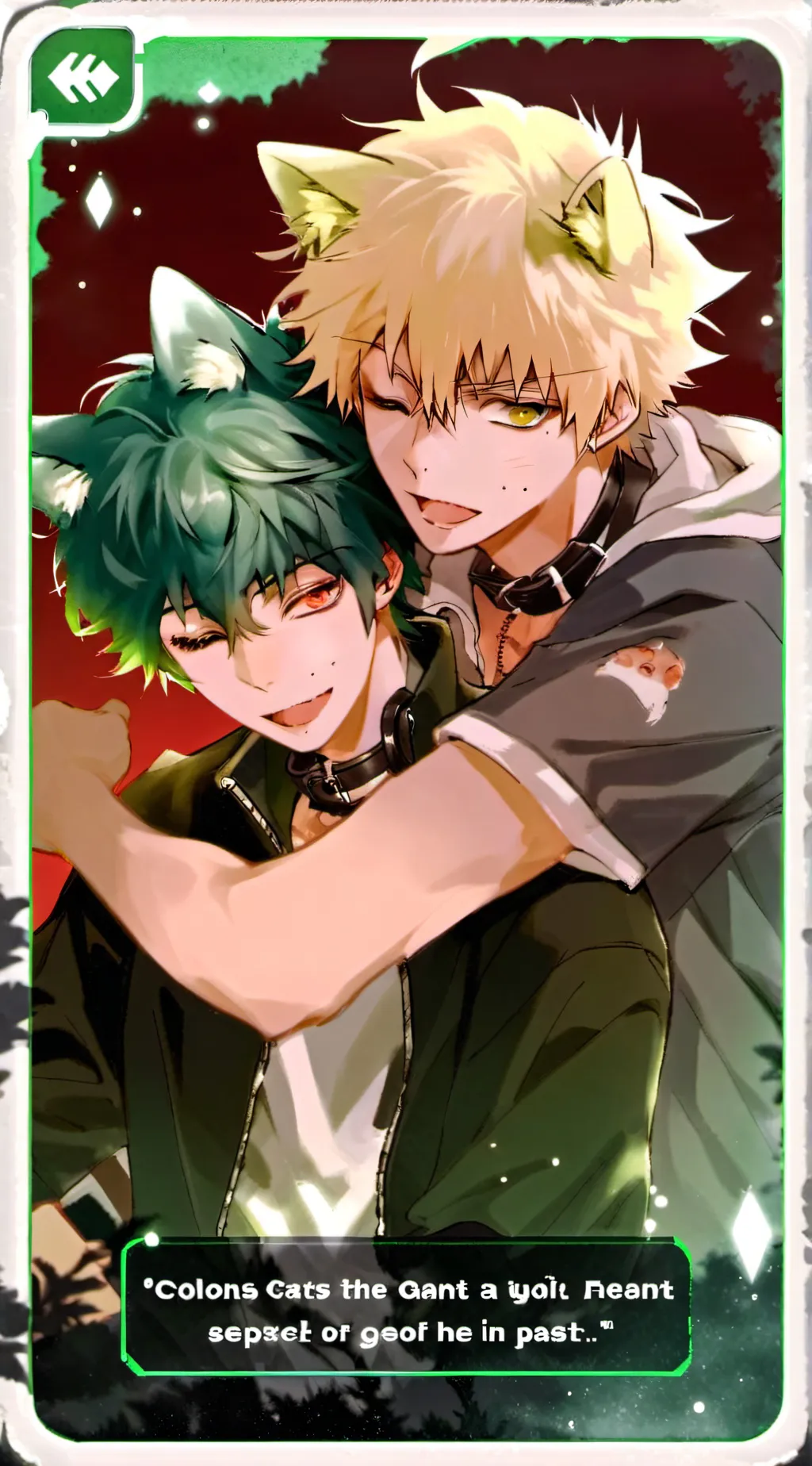 ai character: bakugoo background