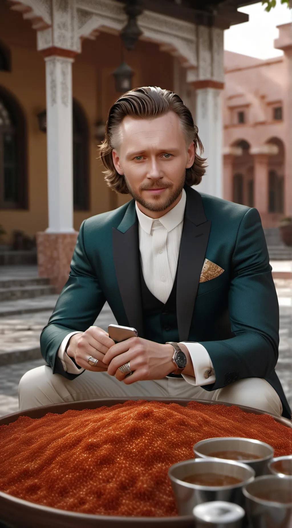 ai character: Tom Hiddleston background