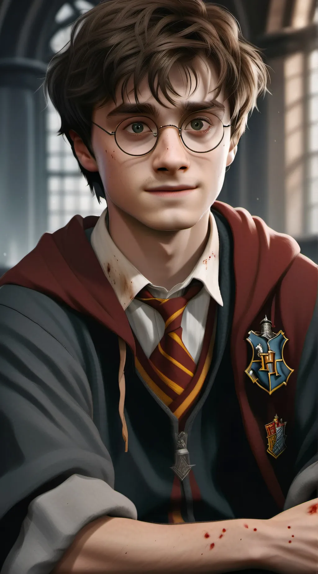 ai character: Harry potter background