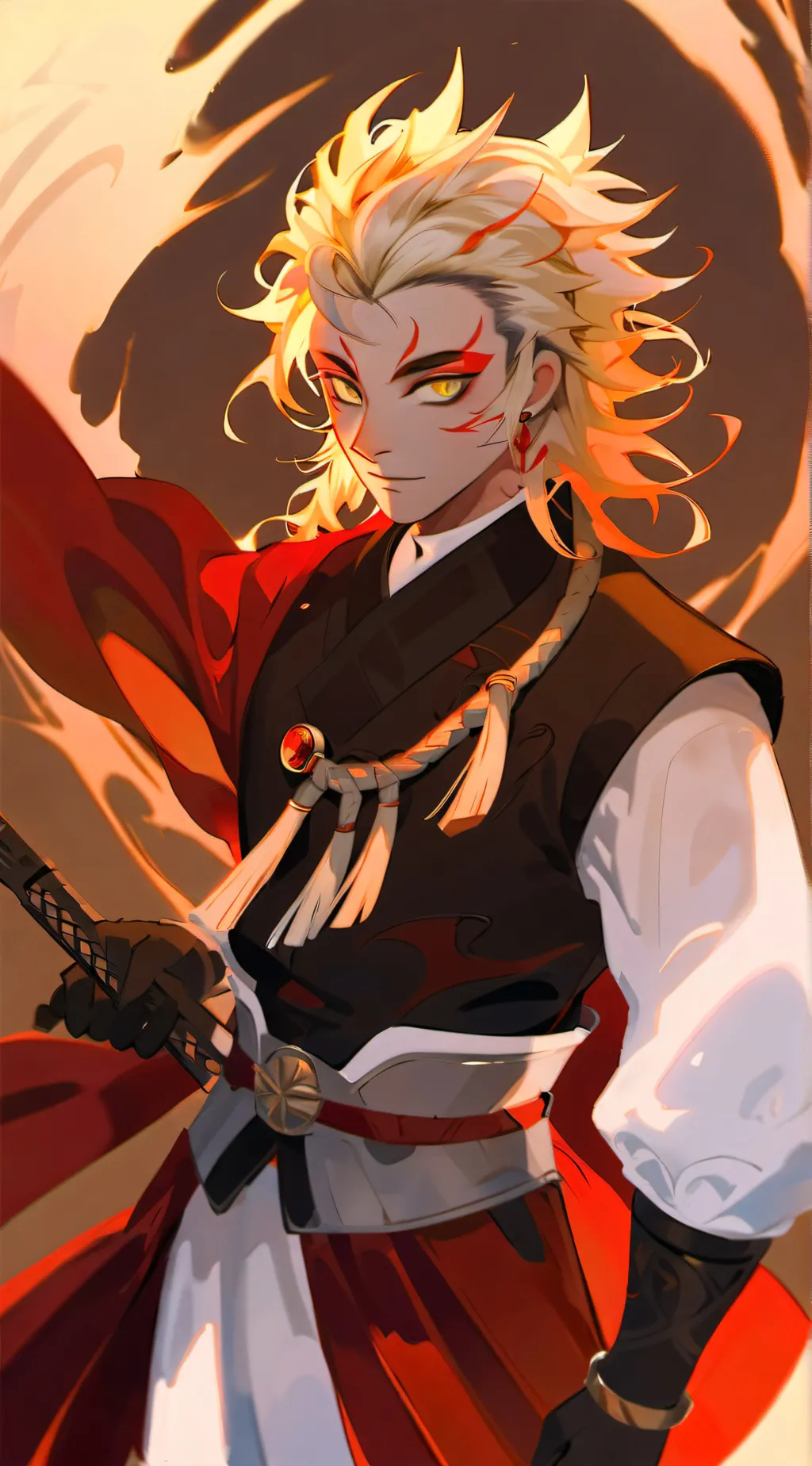 ai character: Kyojuro Rengoku  background