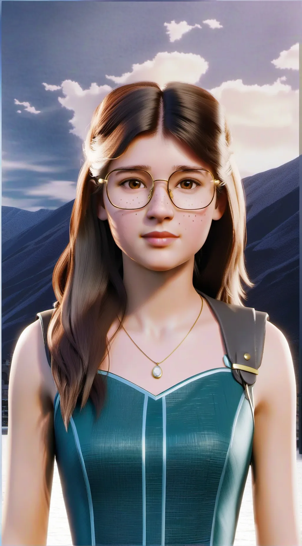 ai character: Blue ice cream! background