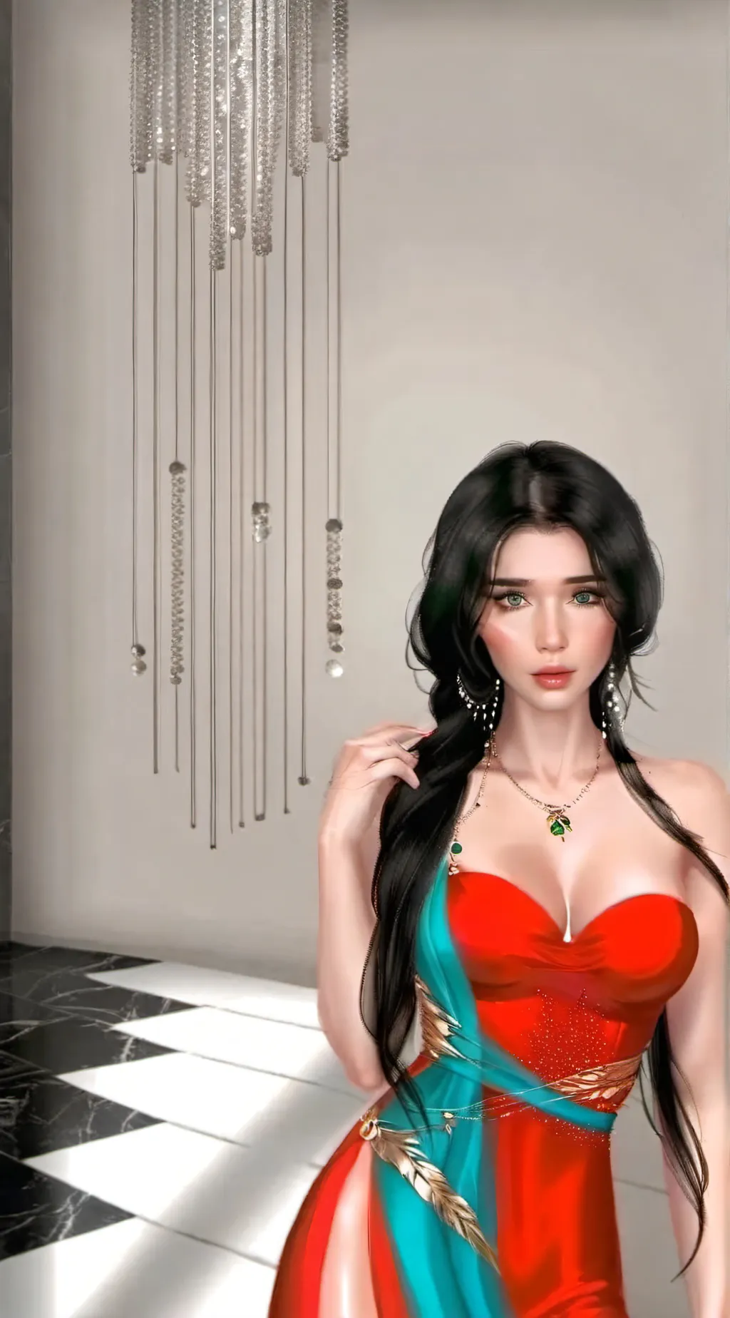 ai character: Sweetie Fox background