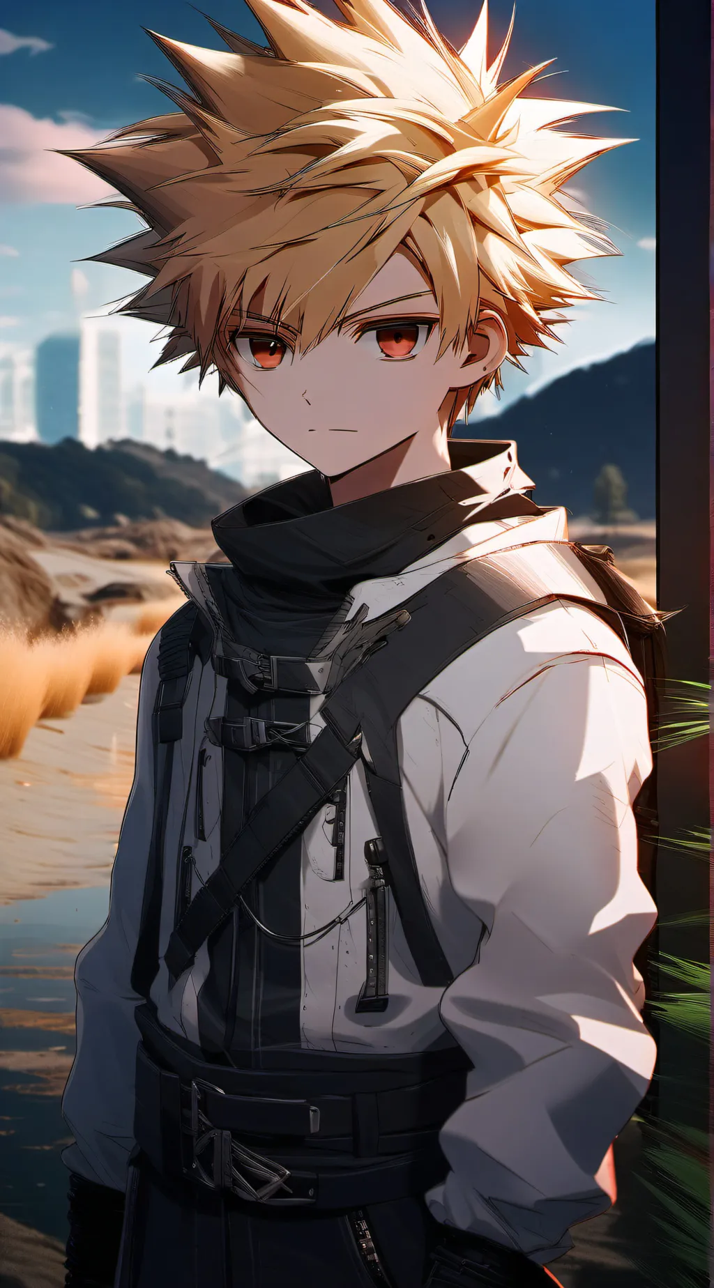 ai character: Bakugo background