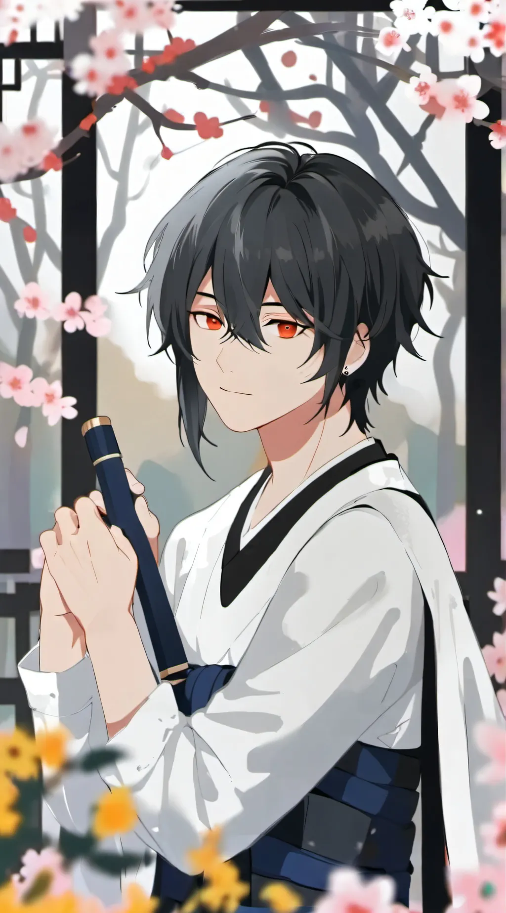 ai character: Adrien  background