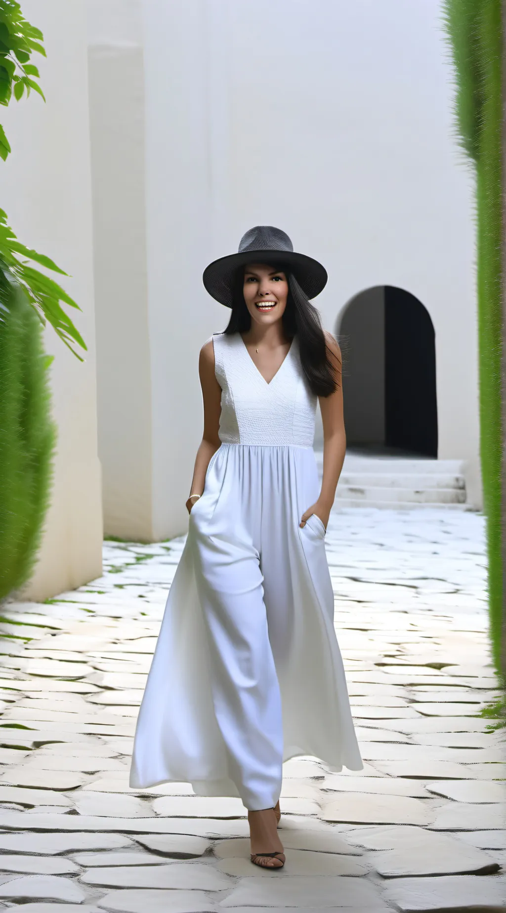 ai character: Ana Castela  background