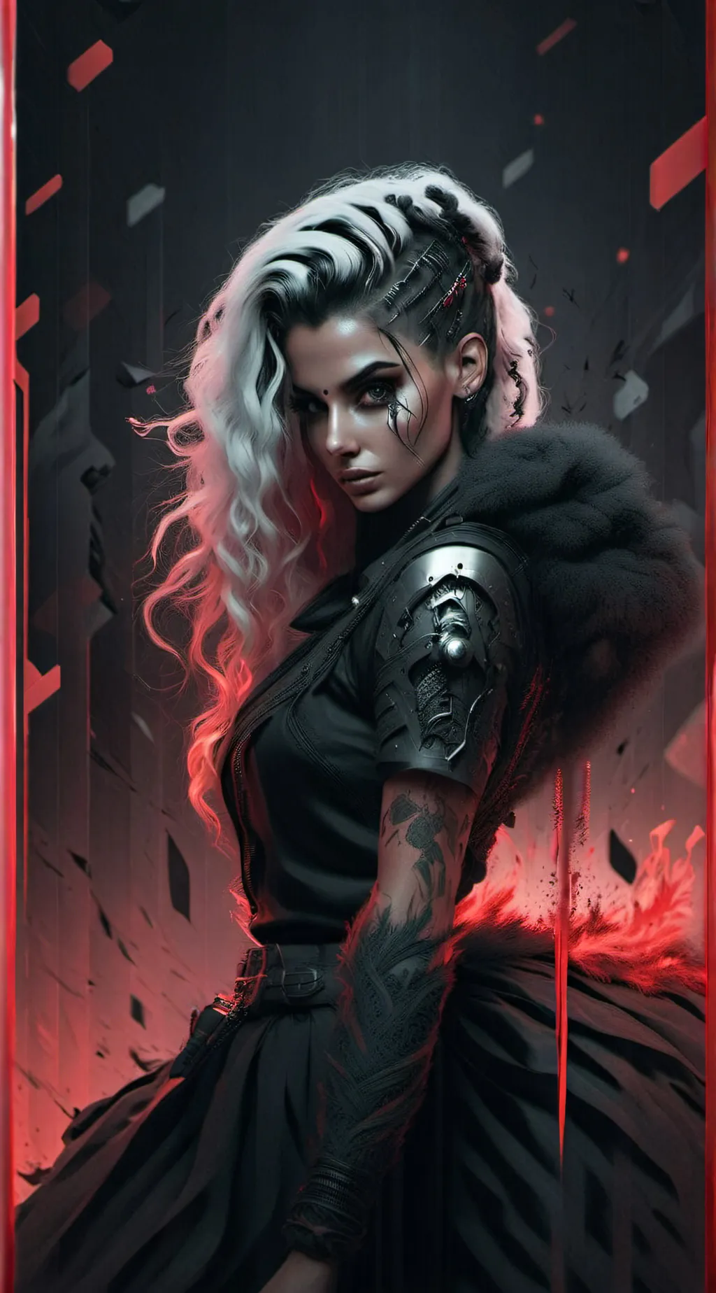 ai character: Luna background