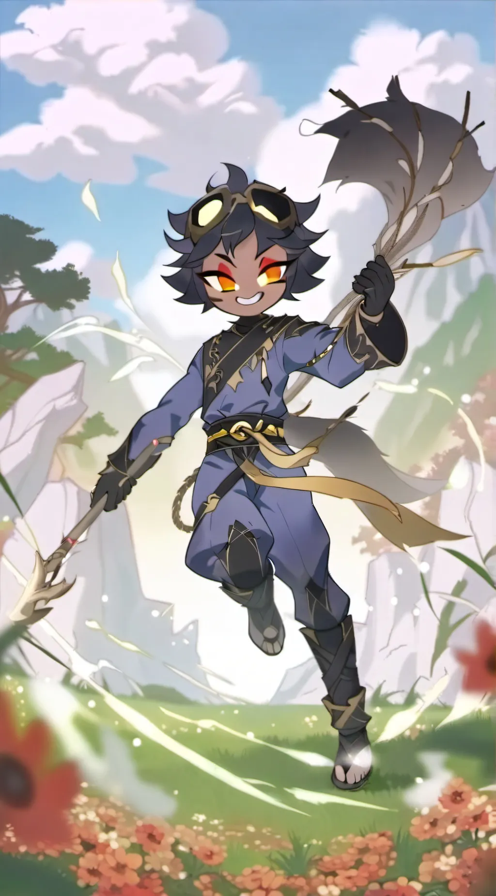 ai character: hb (helluva boss) background