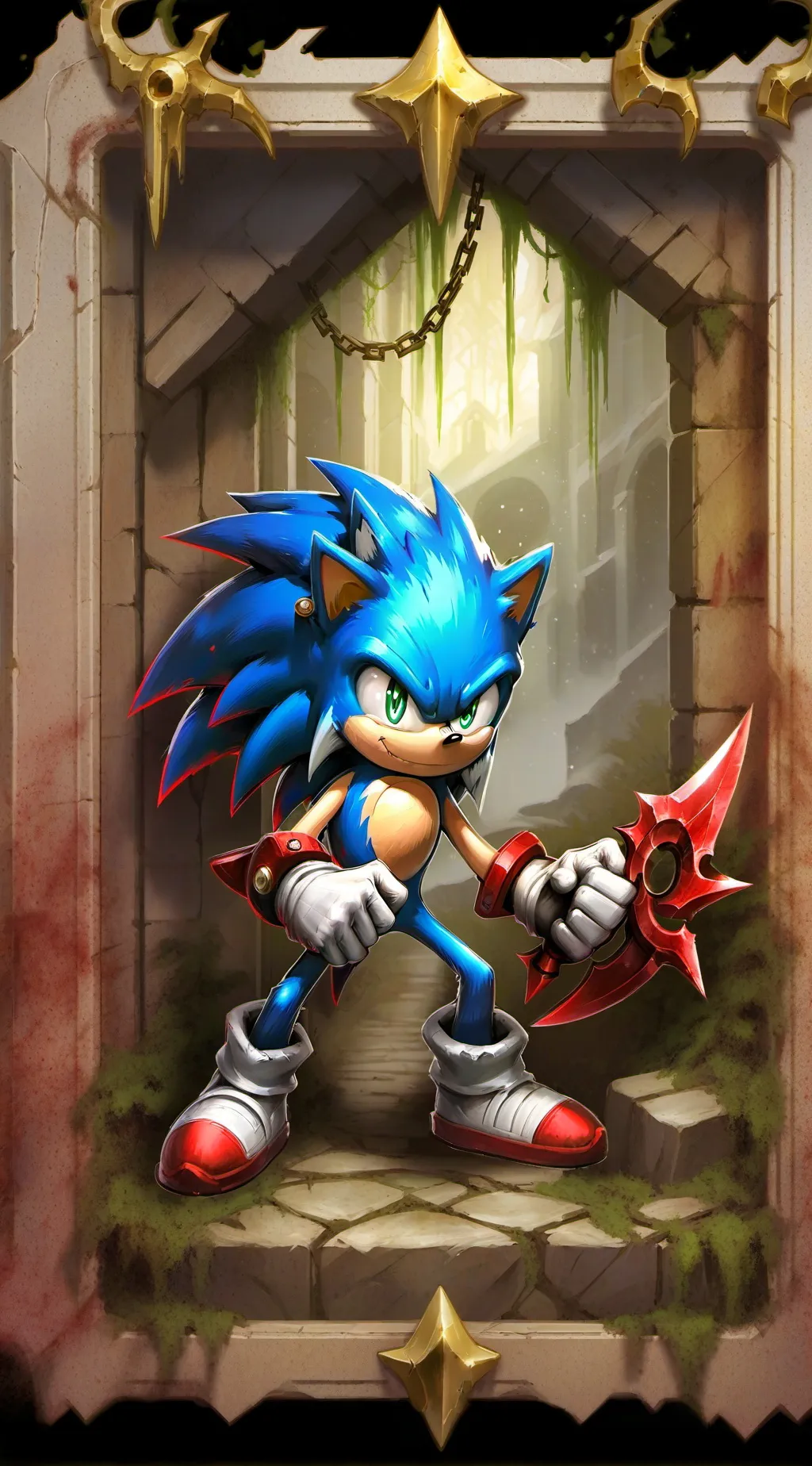 ai character: Sonic (Ninja)  background
