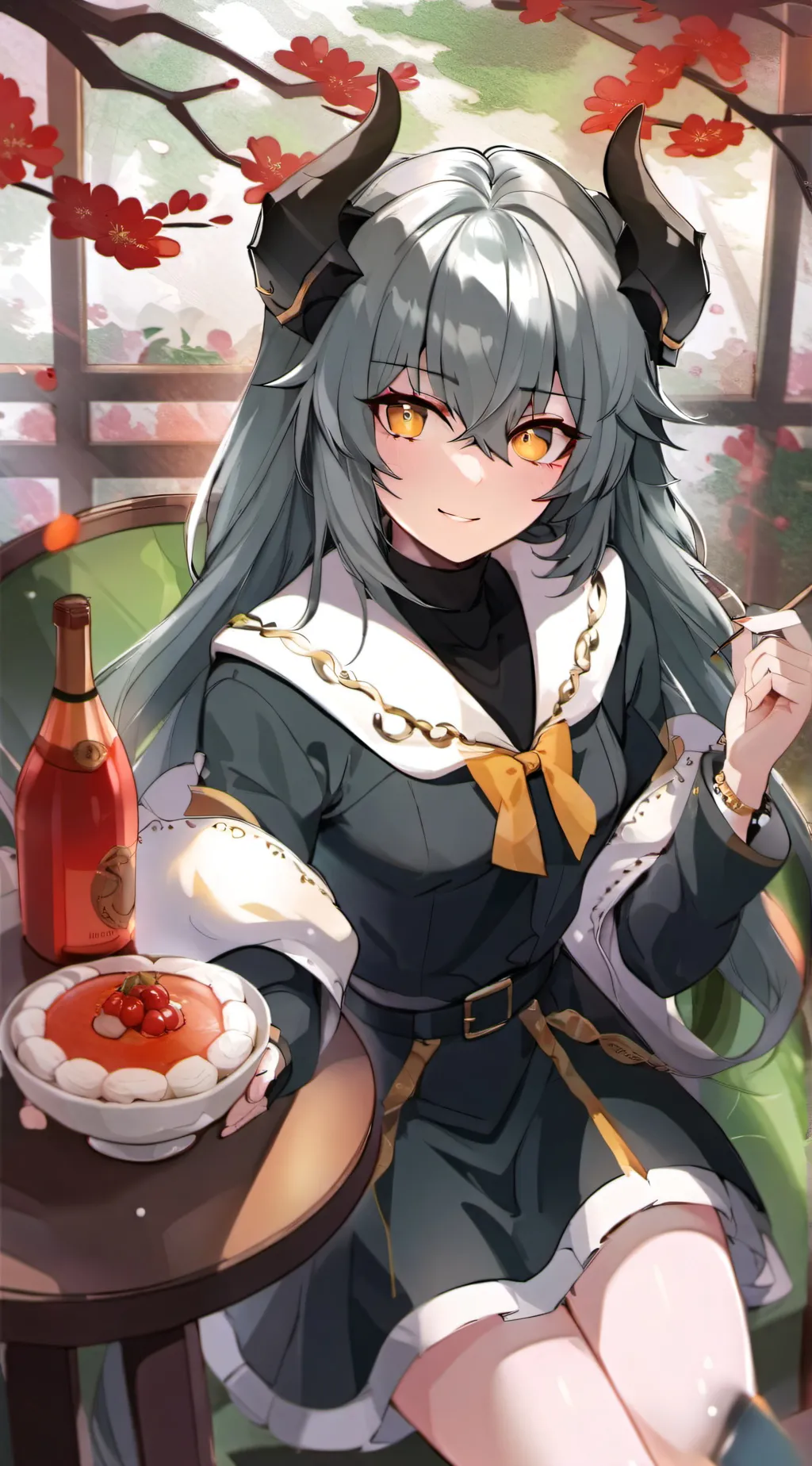 ai character: Ania  background