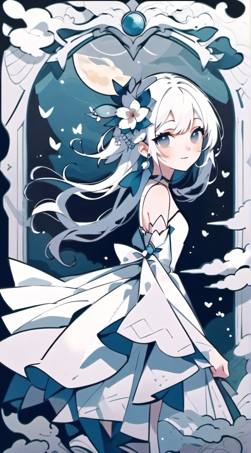 ai character: Engle after background