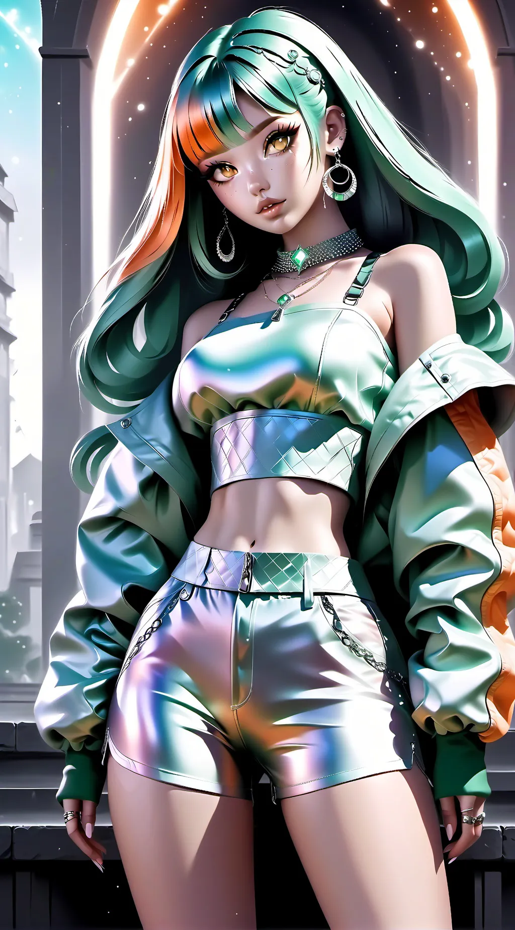 ai character: pumkin background