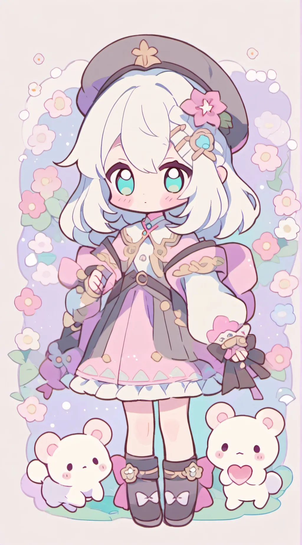 ai character: FPE CAT SCHOOL background