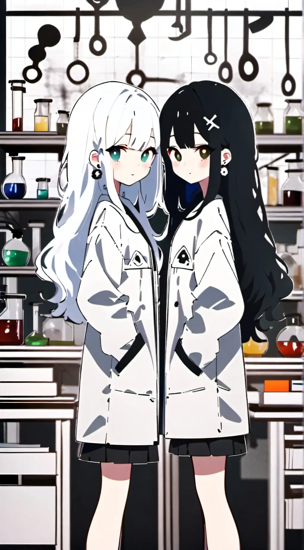 ai character: Victoria and Alex background