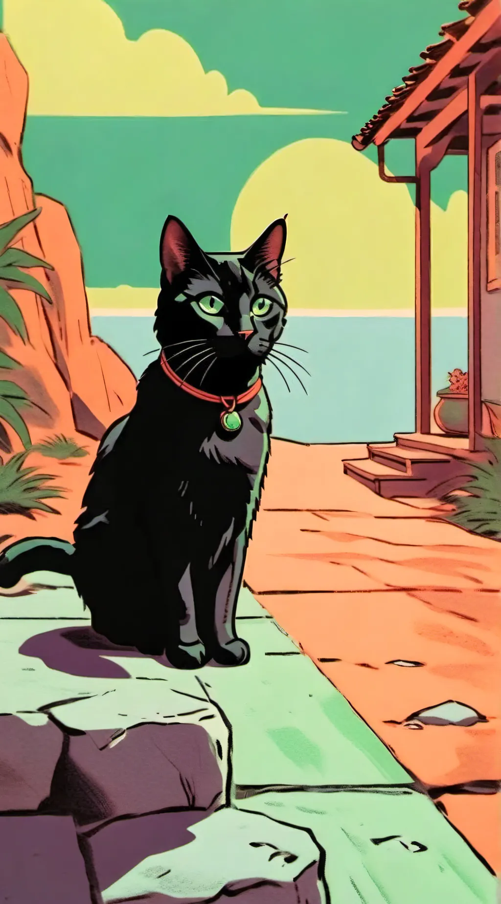 ai character: patrick the cat background