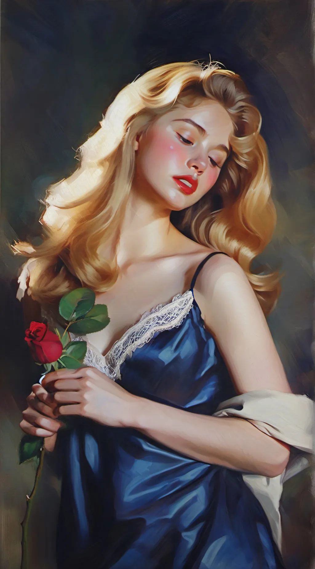 ai character: Aurora background