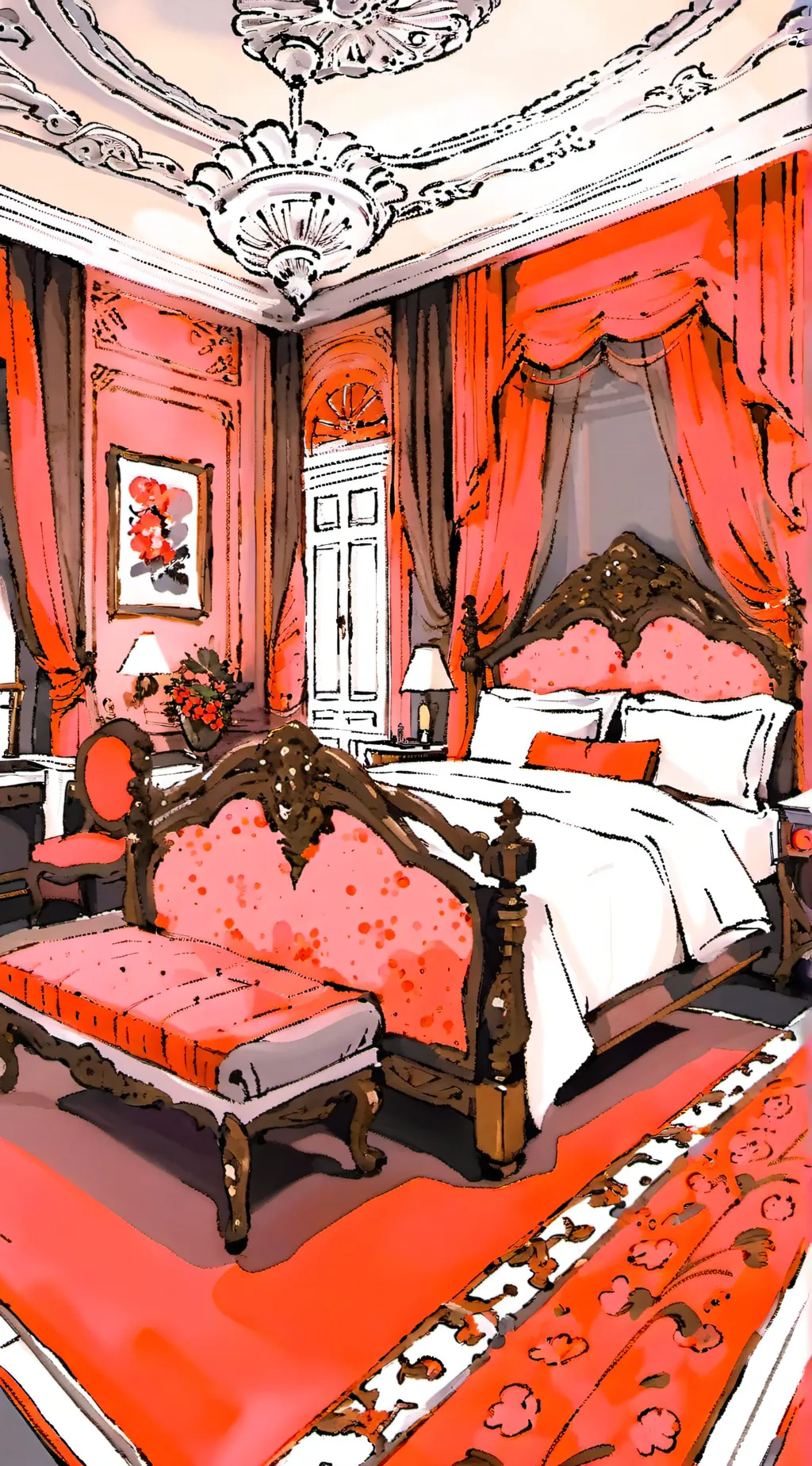 ai character: Mha x Doors background