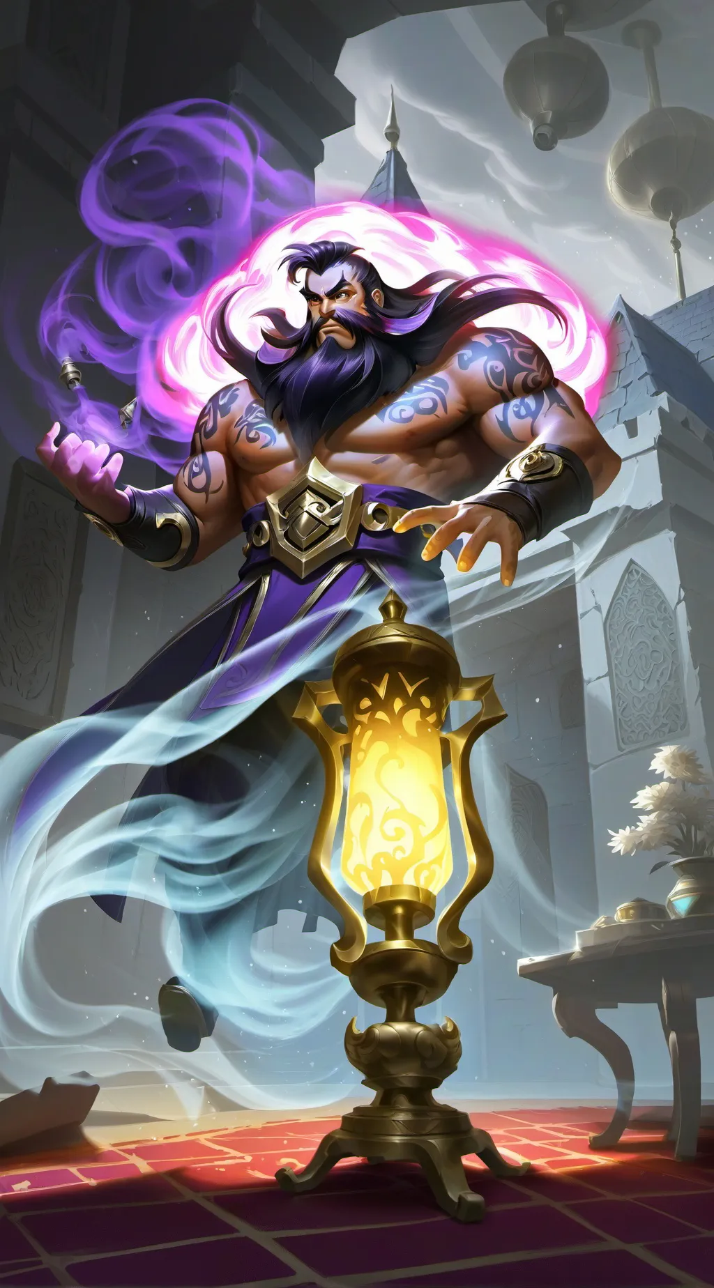 ai character: Pallanto The Great background