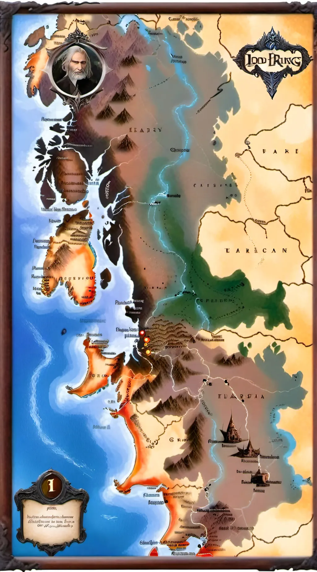 ai character: LOTR war background