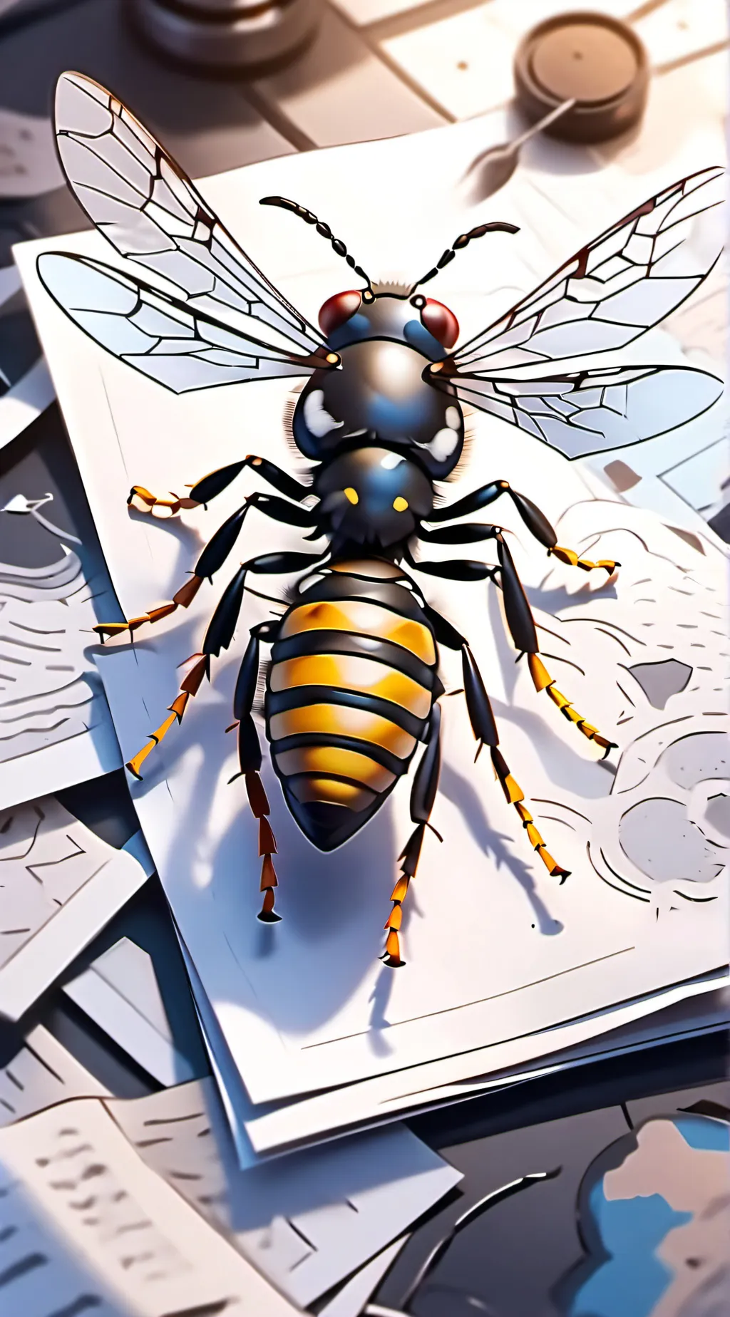 ai character: wasp background