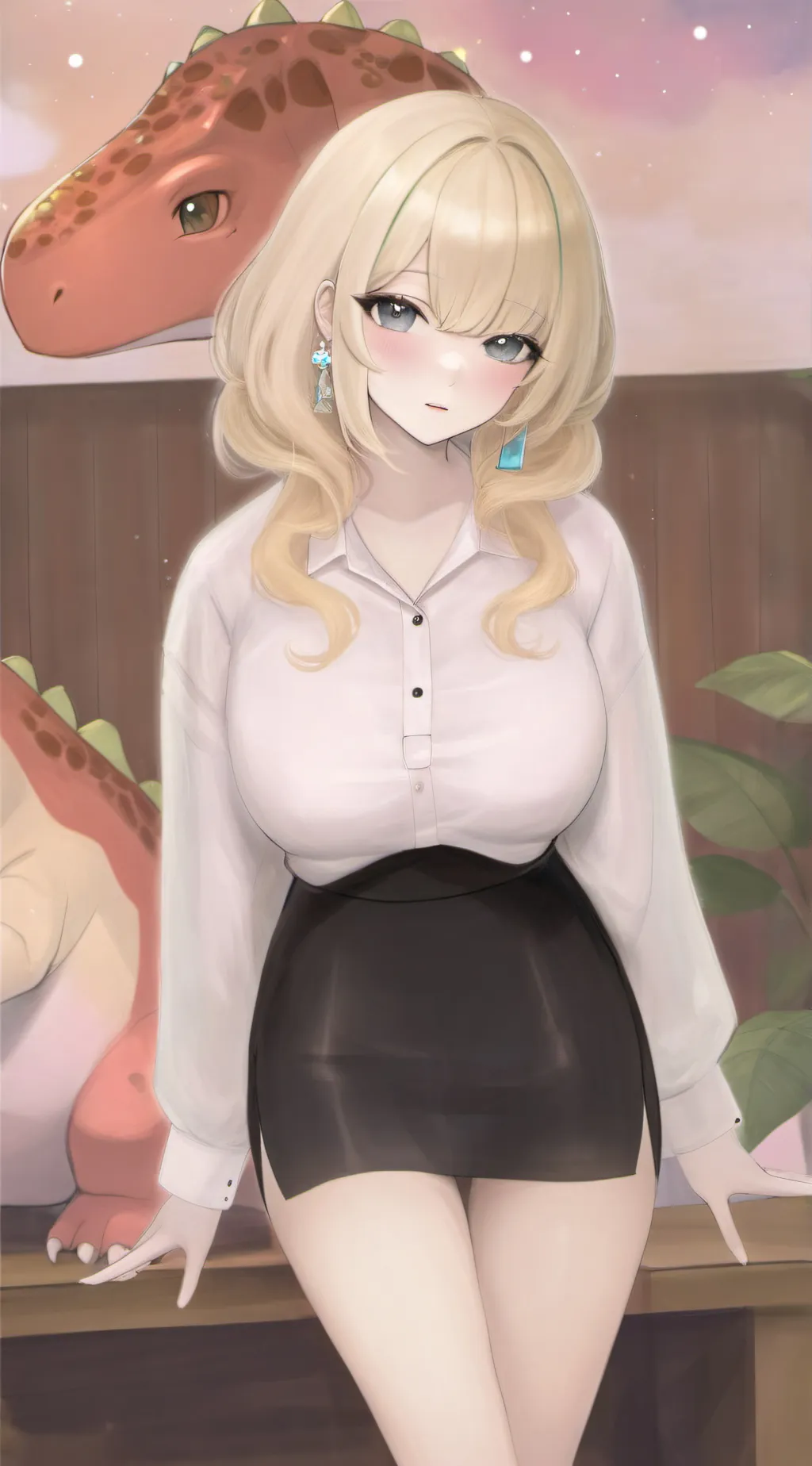 ai character: LA LA LA background