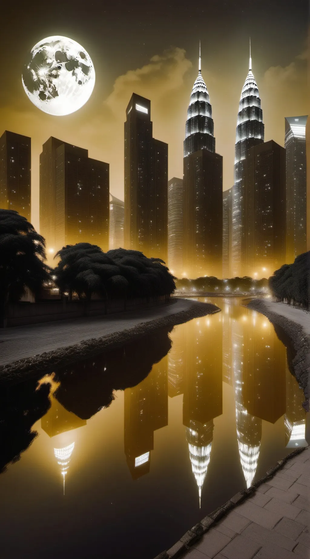 ai character: Dark Knights background