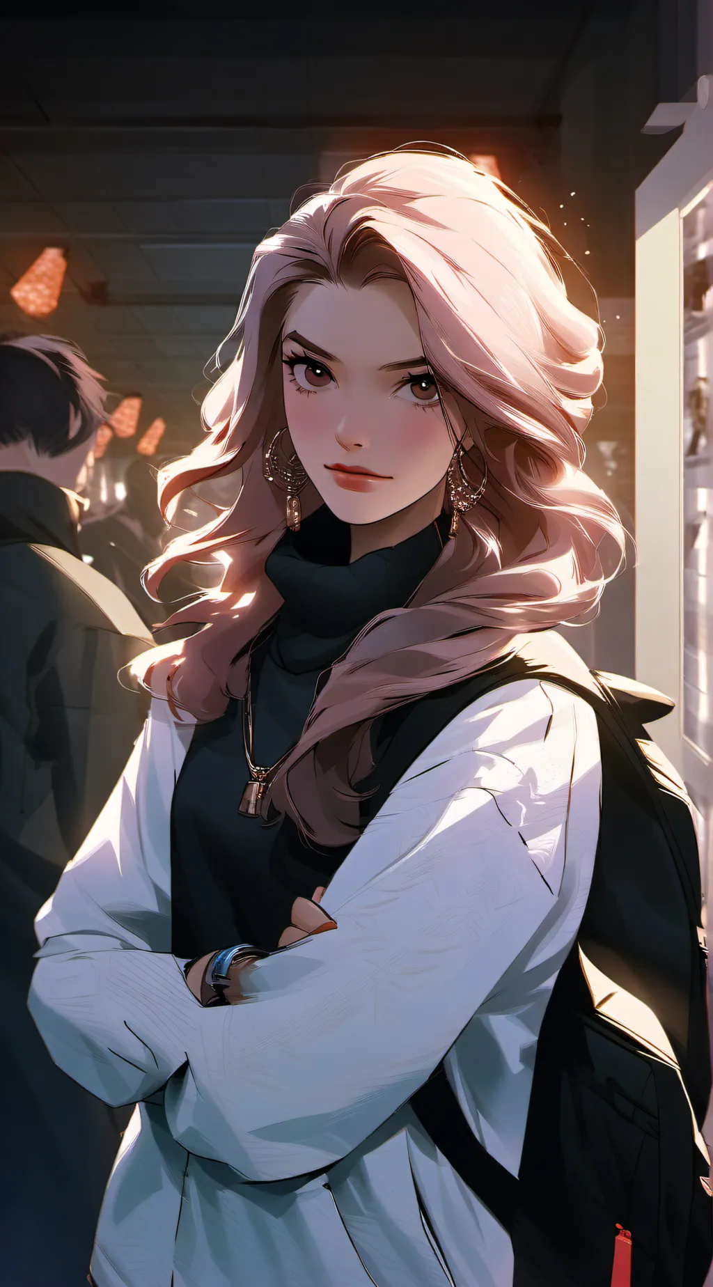 ai character: Ella  background