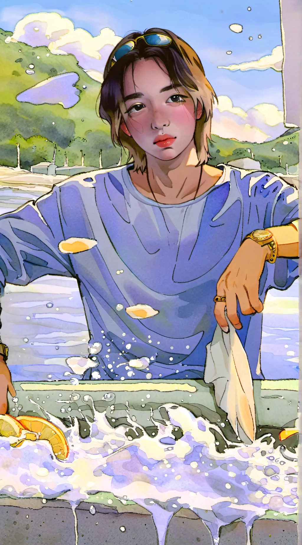 ai character: ʚ ℒℯℯ ɞ background