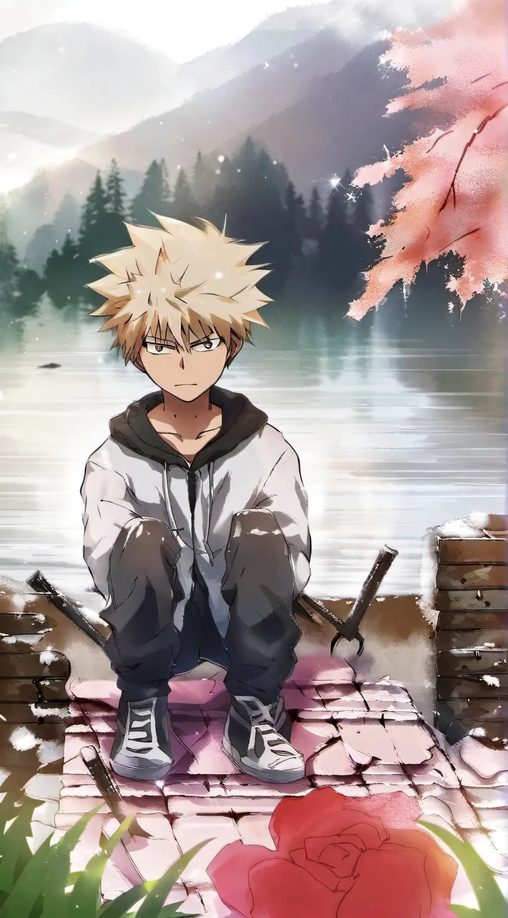 ai character: ❤️  BAKUGO ❤️ background