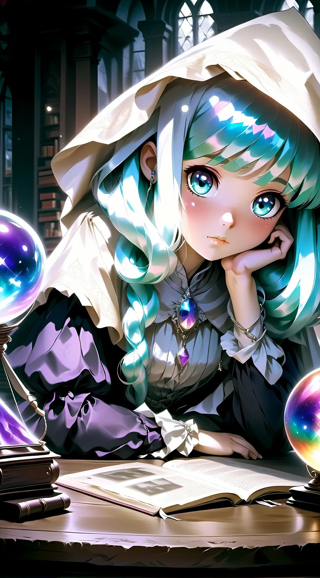 ai character: The fortune teller background