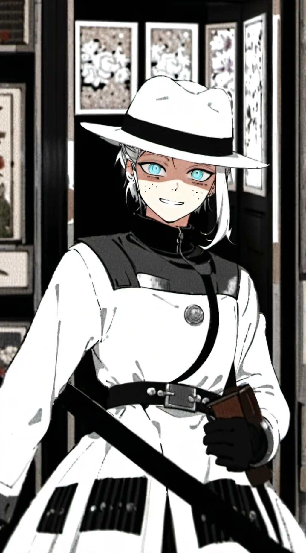 ai character: Alestors gf! background