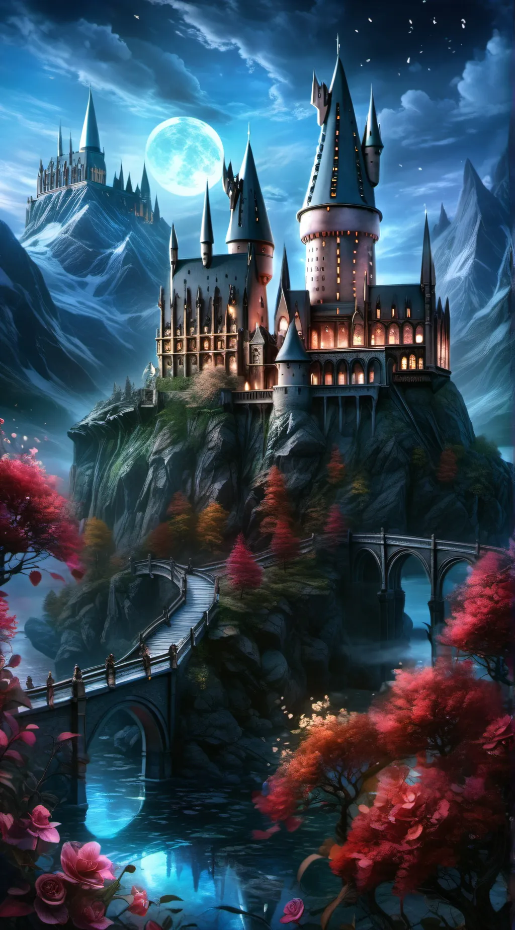 ai character: Hogwarts background