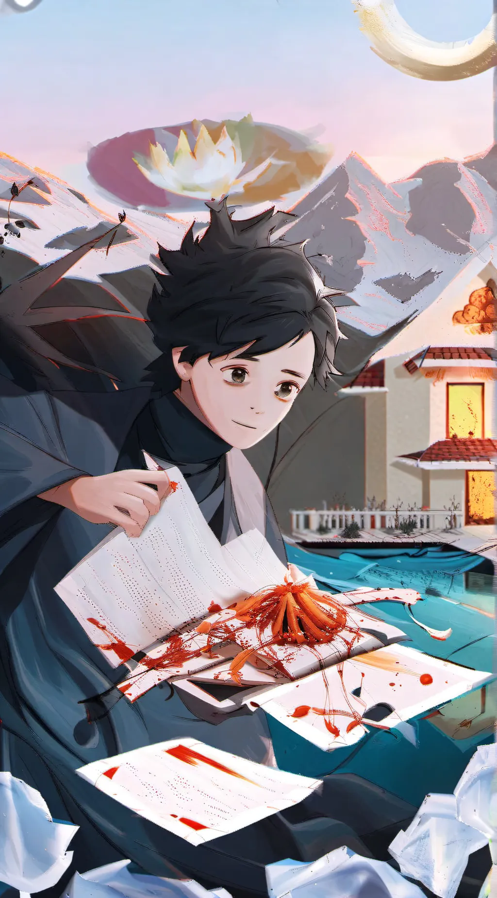 ai character: Seungmin x I.N background