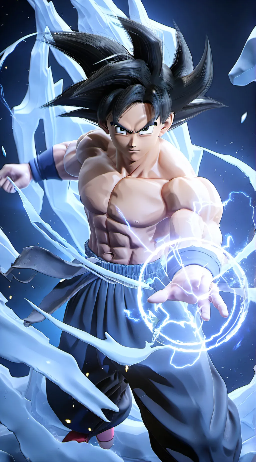 ai character: goku background