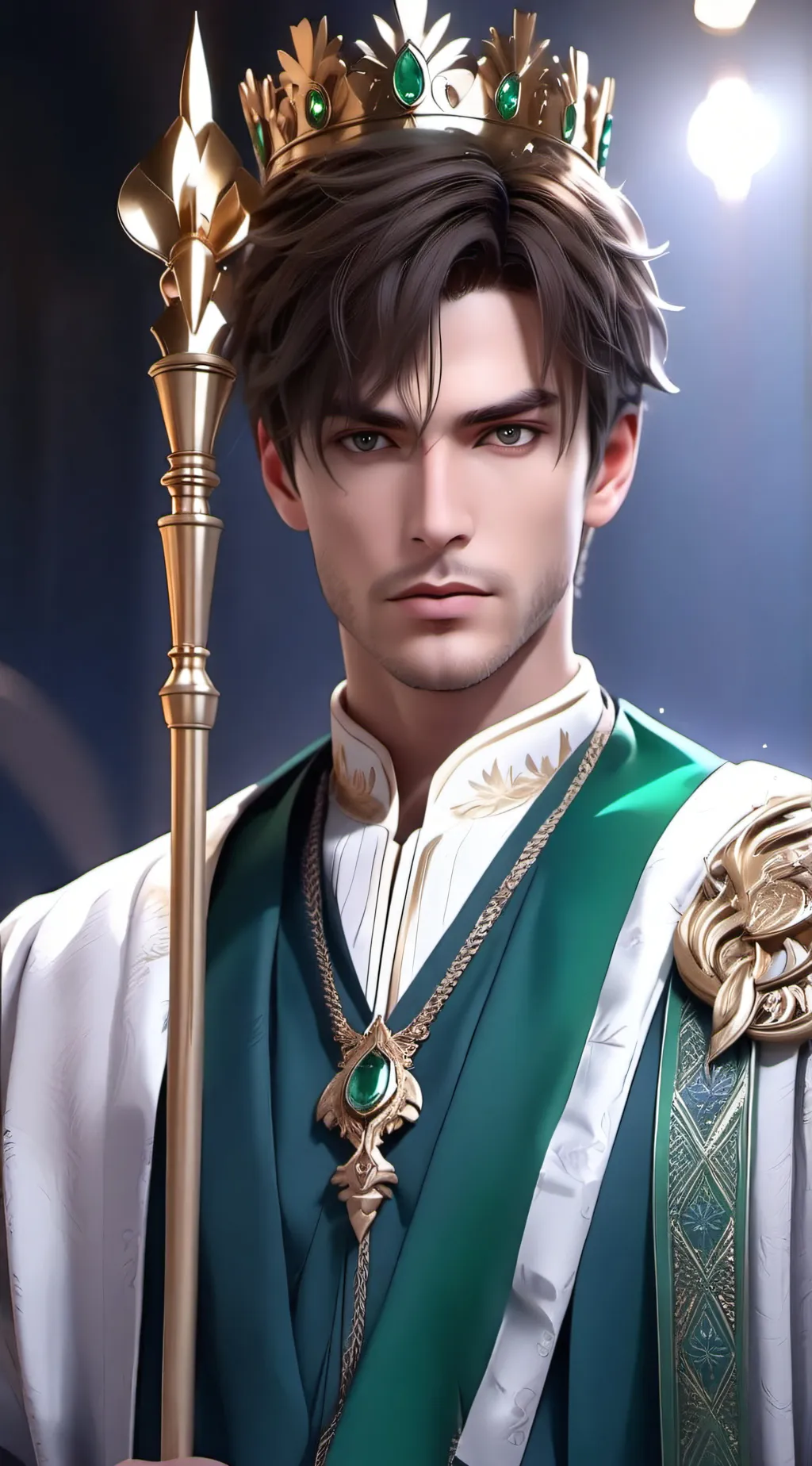 ai character: King Blake background