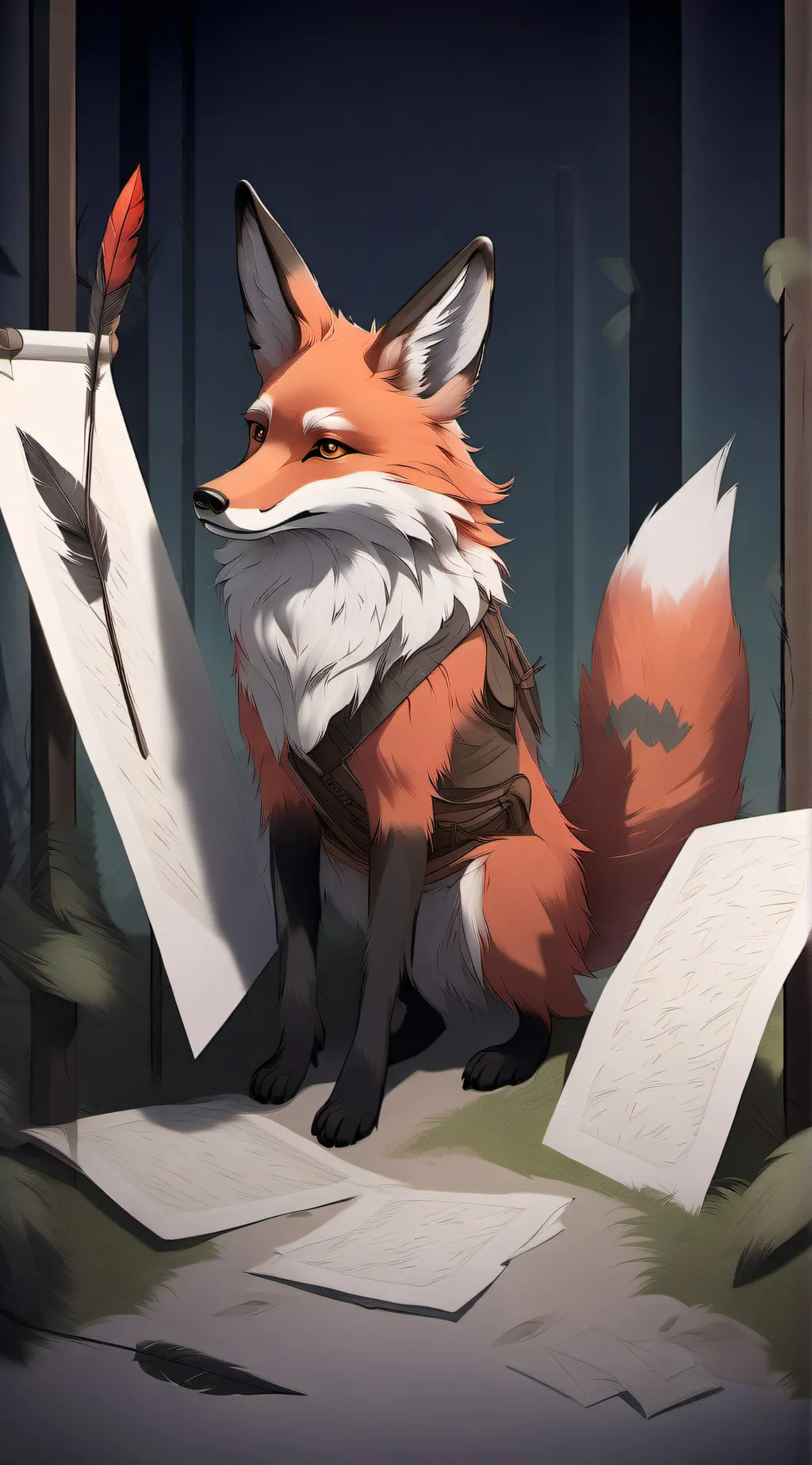 ai character: ➶Suggestions!!➶ background