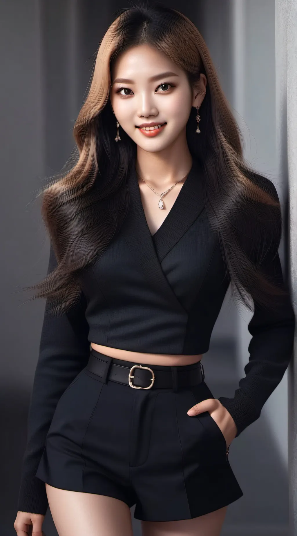 ai character: Lisa Manobal  background