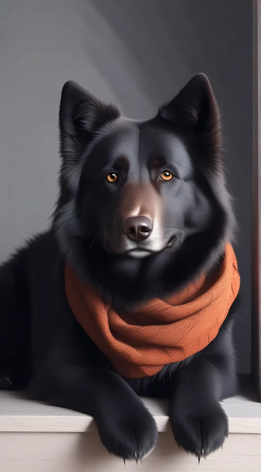 ai character: Blackie background