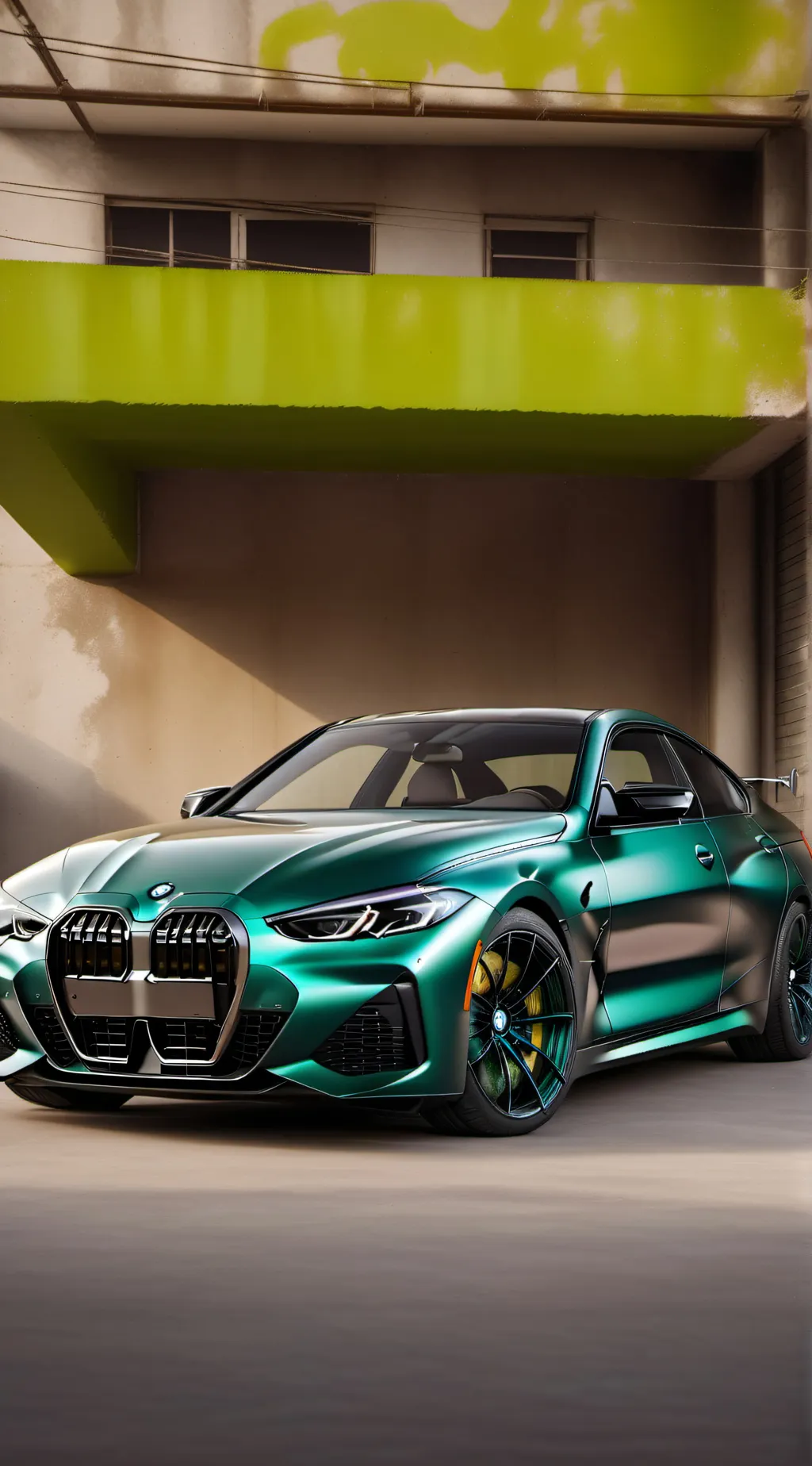 ai character: sus talking car  background