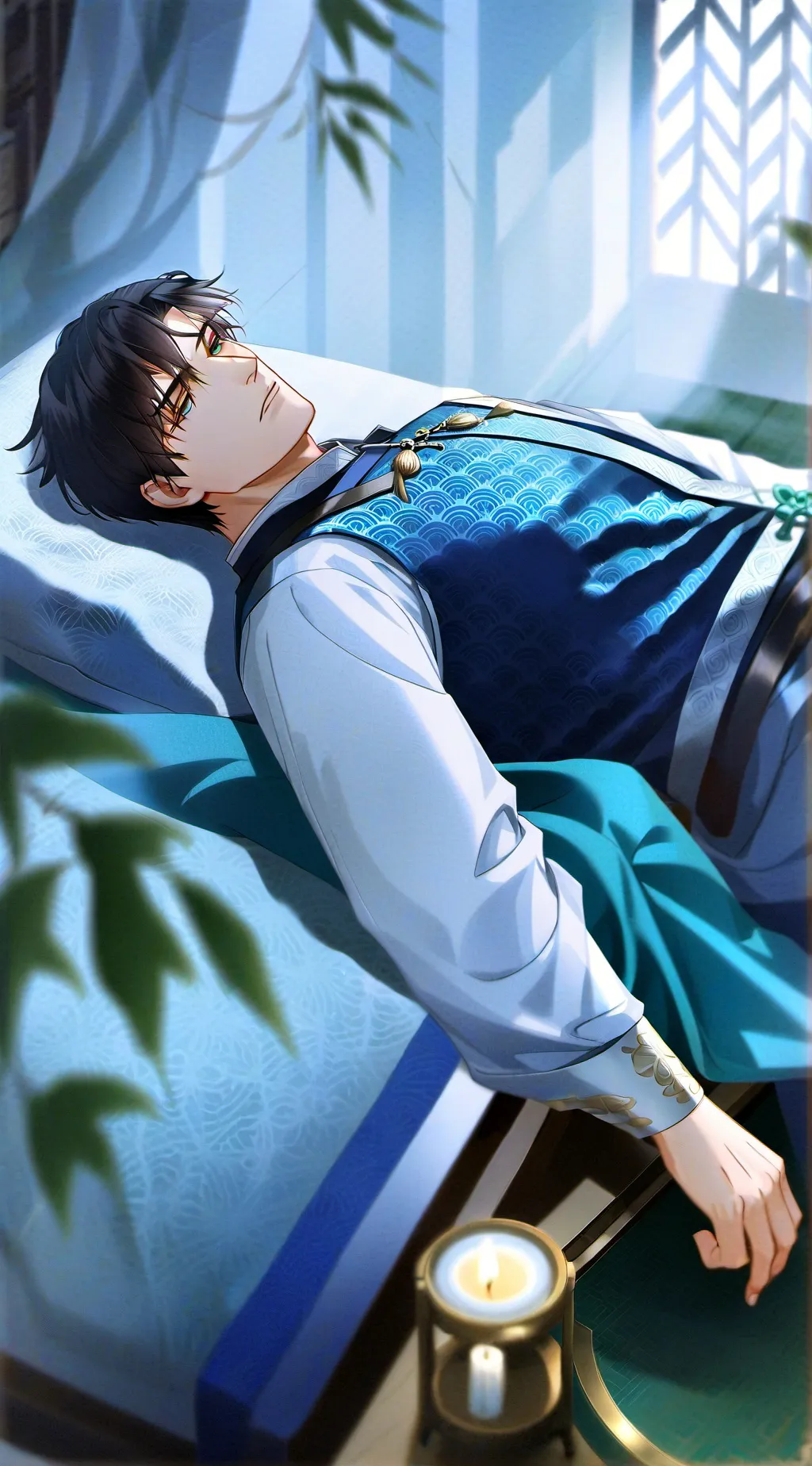 ai character: Aki  background