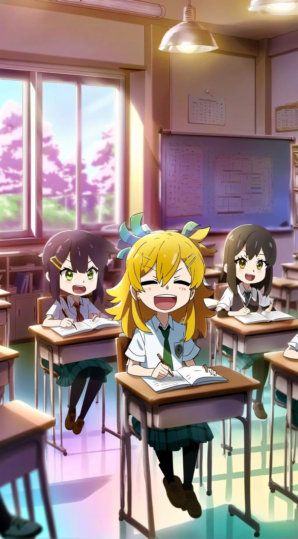 ai character: MHA day background