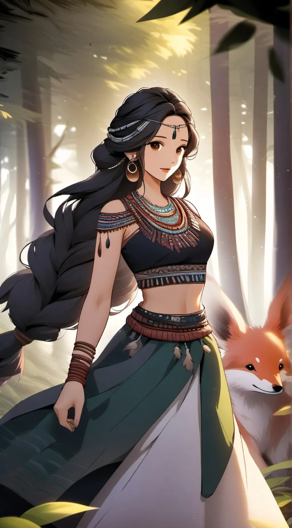 ai character: Tribal RPG background