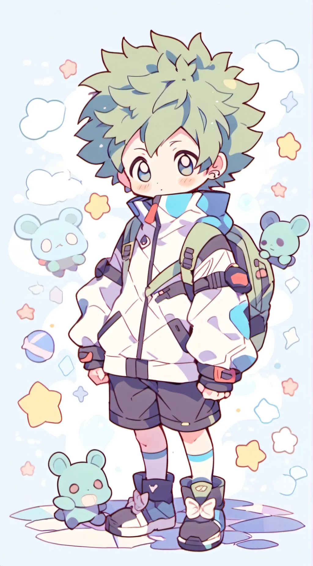 ai character: mha background