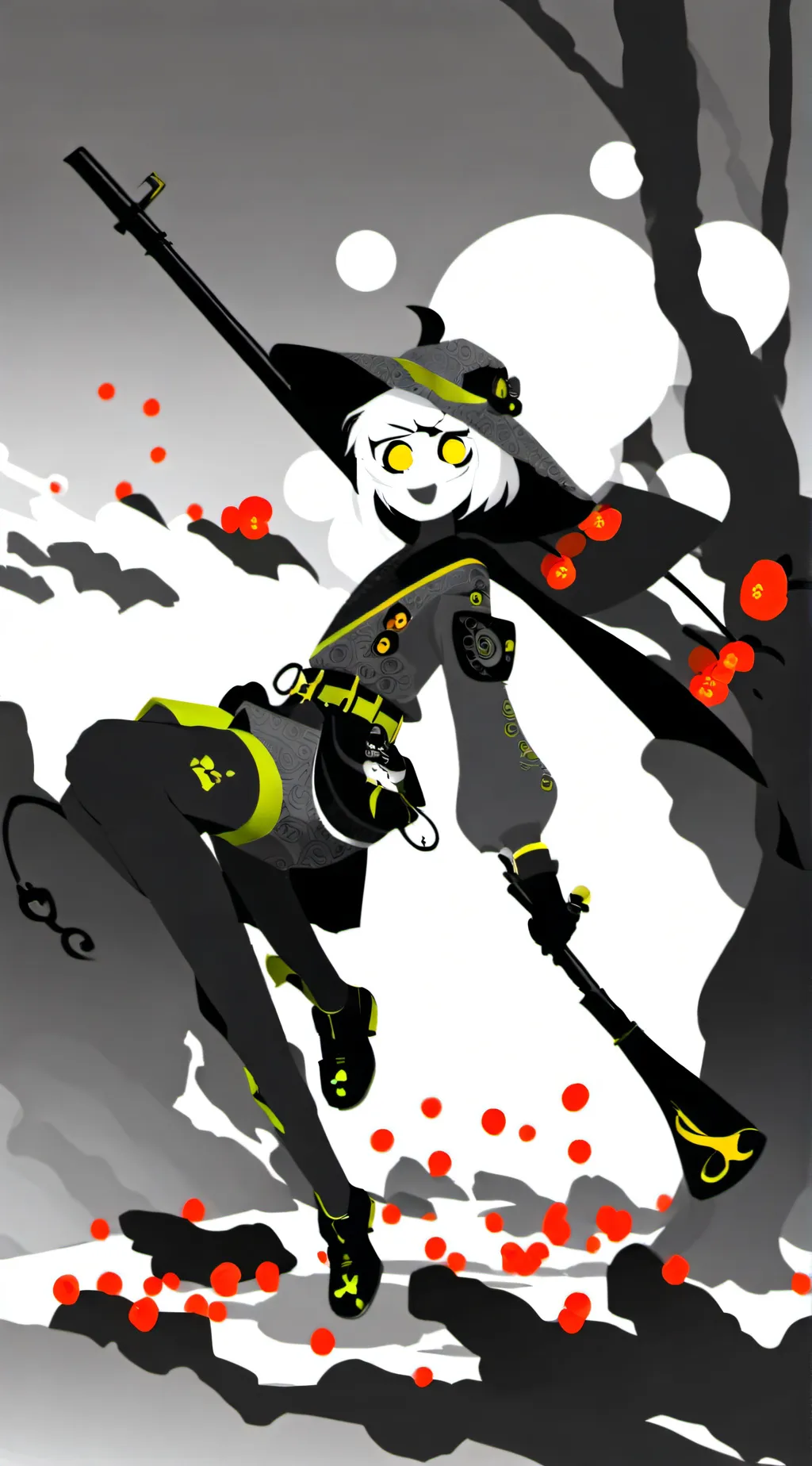 ai character: Ariana background