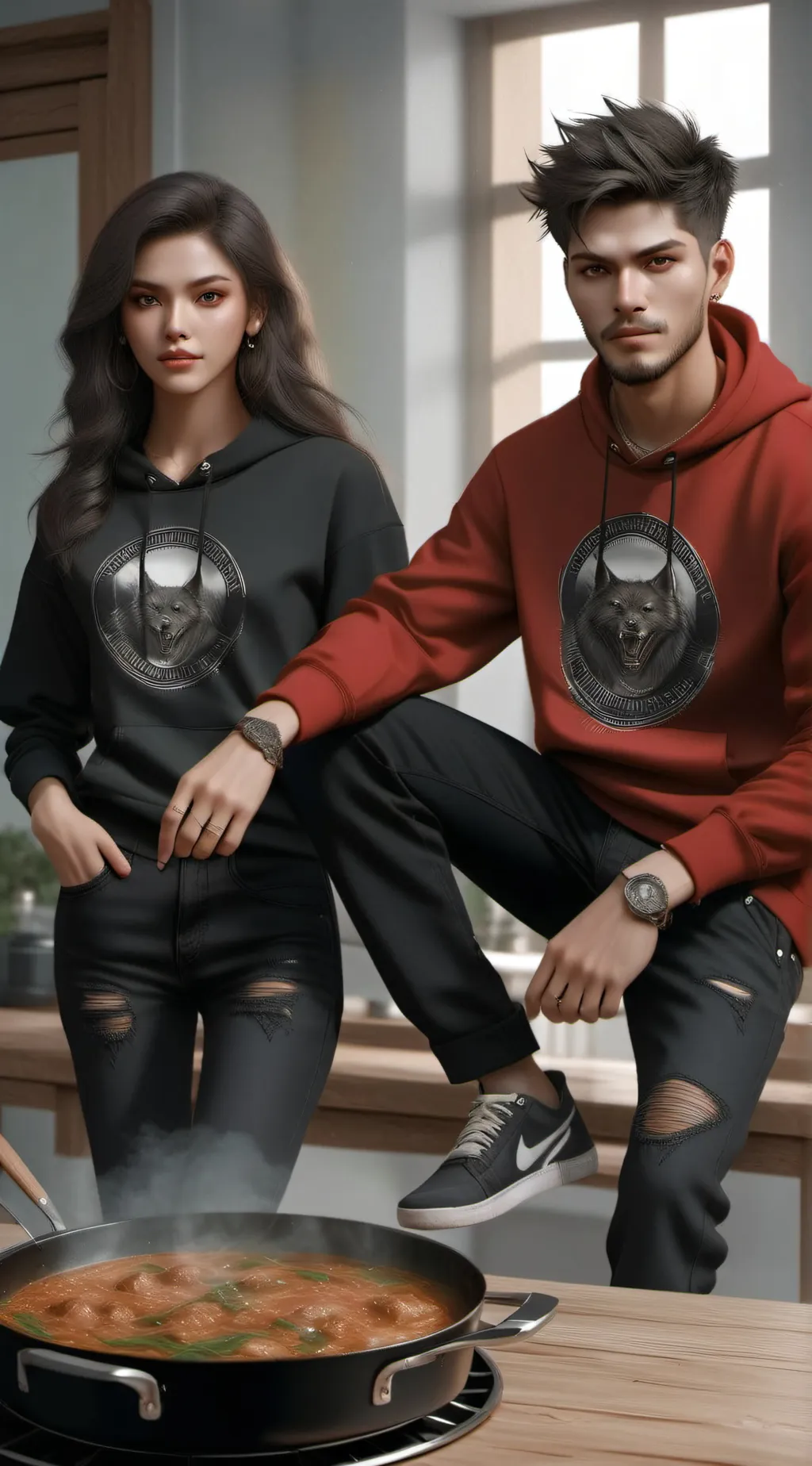 ai character: aaron and his bf background