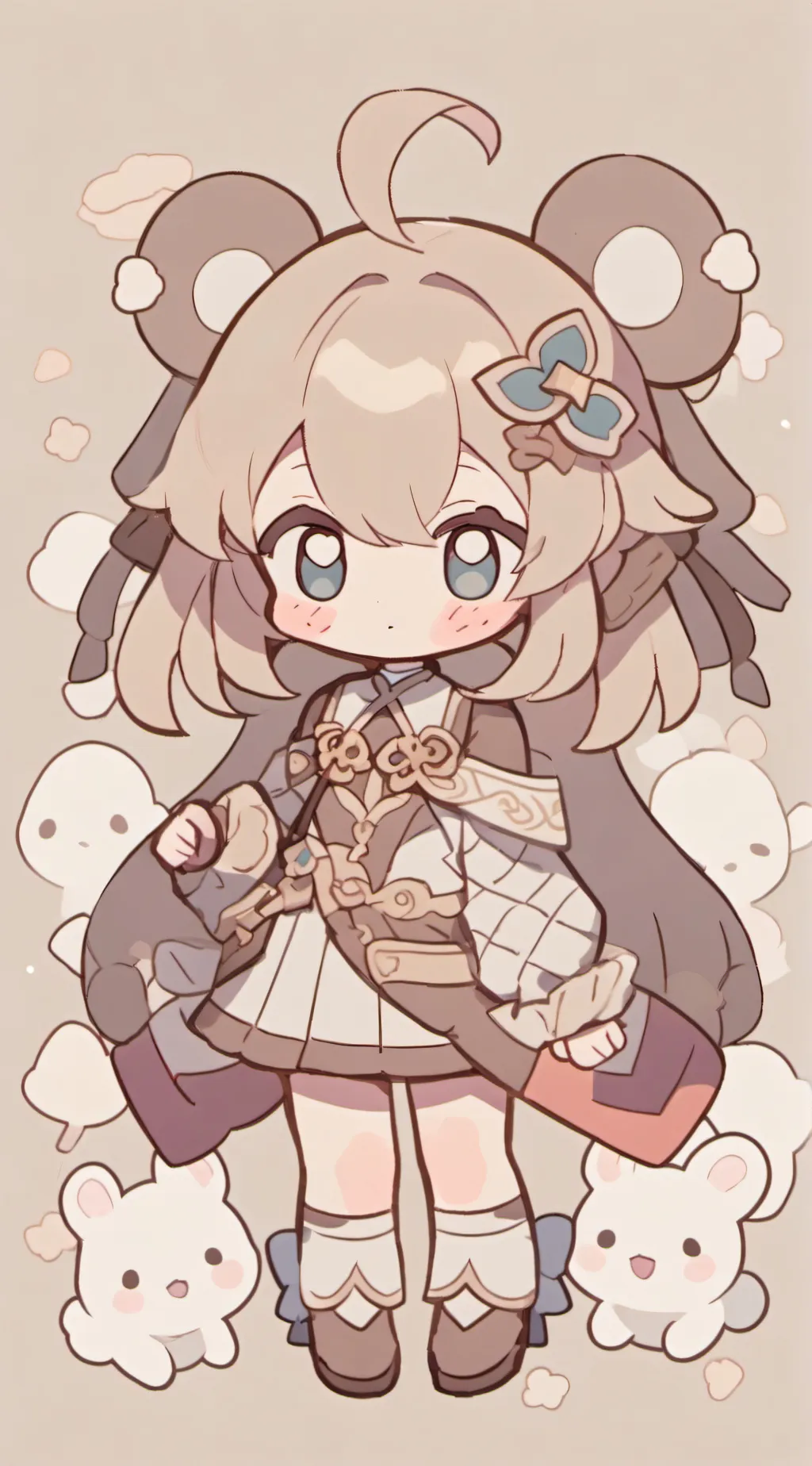 ai character: MHA BABY? background